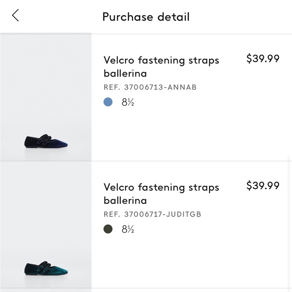 NWT Mango Velcro Fastening Velvet Ballerina Flats - Picture 7 of 9